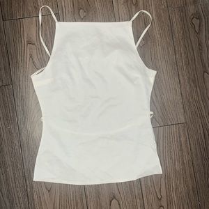ZARA Blackness white top. Never worn